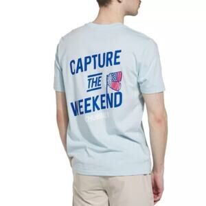 NWOT Chubbies Capture the Weekend Light Blue Short Sleeve T-Shirt Size XL
